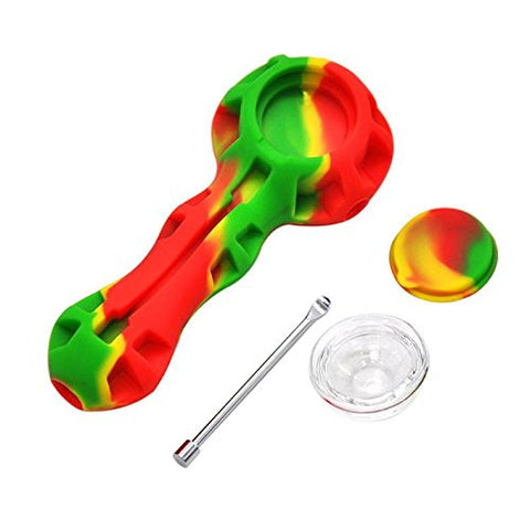 Silicone Handpipe with Poker