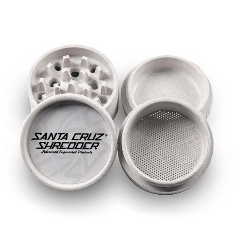 Santa Cruz Shredder | 4 Piece Hemp Coloured Grinder