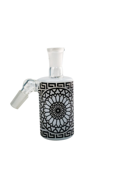 Cheech Glass | Black & White Ash Catcher