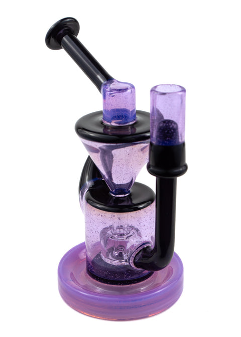 Pyrology | Purple & Black Recycler Rig