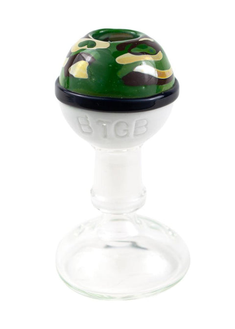 Bob The Glass Blower | 14mm Pokéball Dome (Safari Ball) - Peace Pipe 420