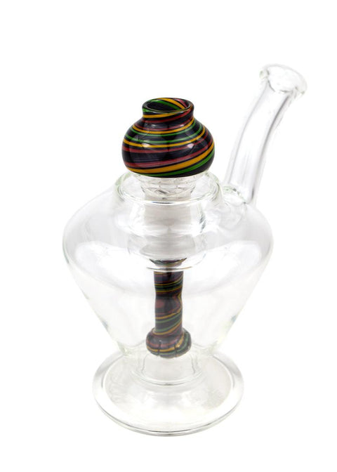 D.D. Sherpa | 18mm Oil Lamp Rig (Rasta) - Peace Pipe 420