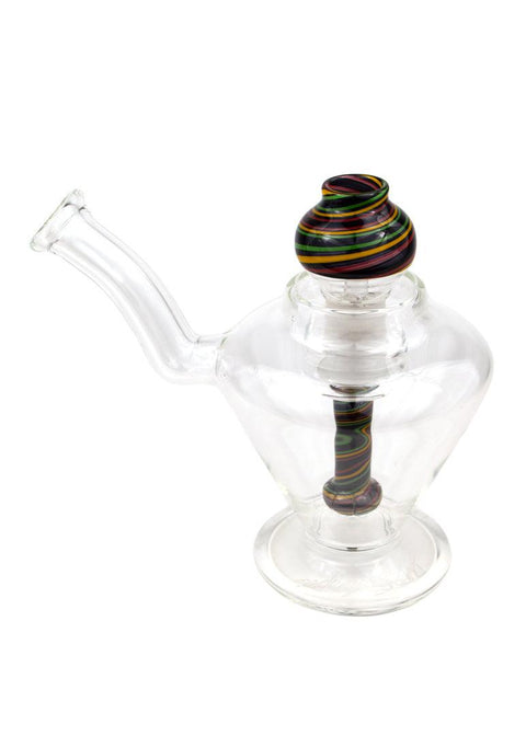 D.D. Sherpa | 18mm Oil Lamp Rig (Rasta) - Peace Pipe 420