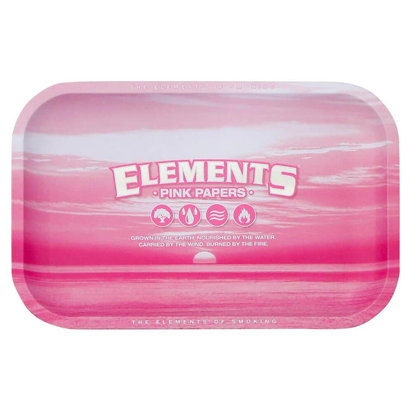 Elements | Pink Tray (Small) - Peace Pipe 420