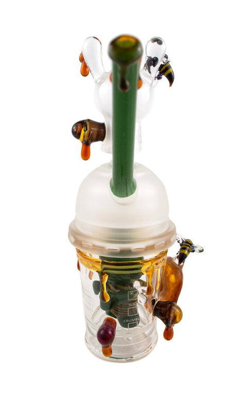 EVOL | Honey Comb Dabuccino Rig - Peace Pipe 420