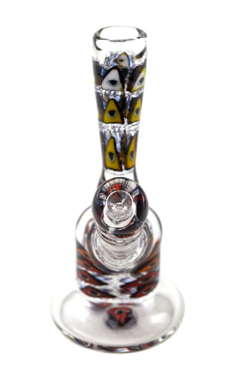 Micro | Evil Eye Mini Tube - Peace Pipe 420