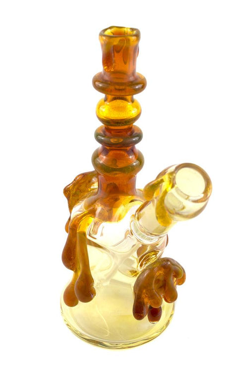 Miller | Amber Honey Drip Mini Tube - Peace Pipe 420