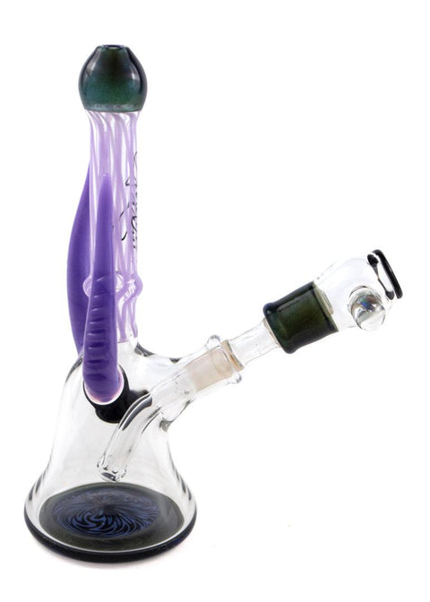 Nathan Adami | Purple Horn Mini Tube - Peace Pipe 420