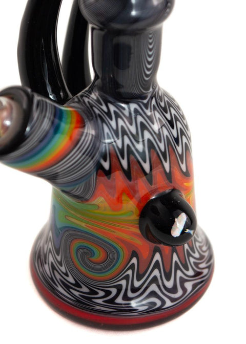 Nathan Adami | Rainbow Horn Mini Tube - Peace Pipe 420