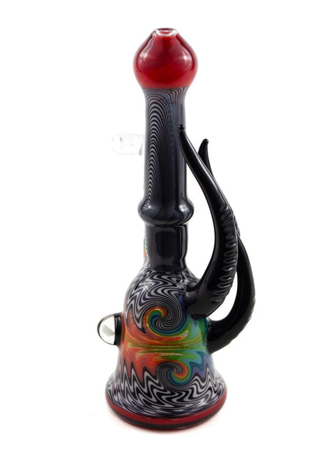 Nathan Adami | Rainbow Horn Mini Tube - Peace Pipe 420