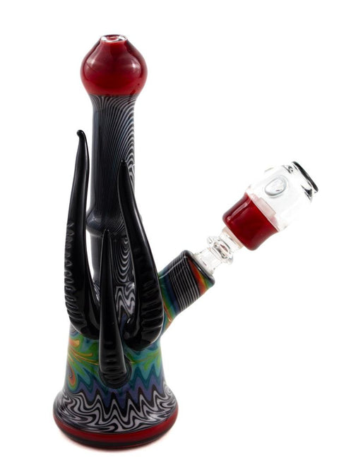 Nathan Adami | Rainbow Horn Mini Tube - Peace Pipe 420