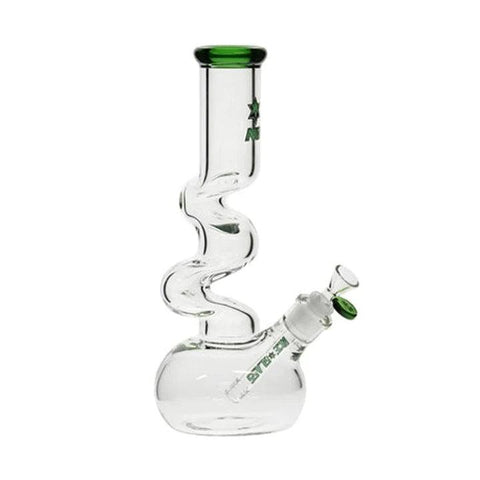 Nice Glass | 12" Round Base Zong - Peace Pipe 420