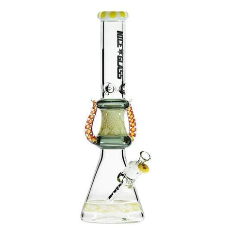 Nice Glass | 17" Crowned Diablo Bong - Peace Pipe 420