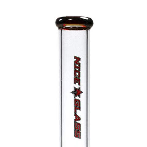 Nice Glass | 18" Basic Beaker (5mm) - Peace Pipe 420