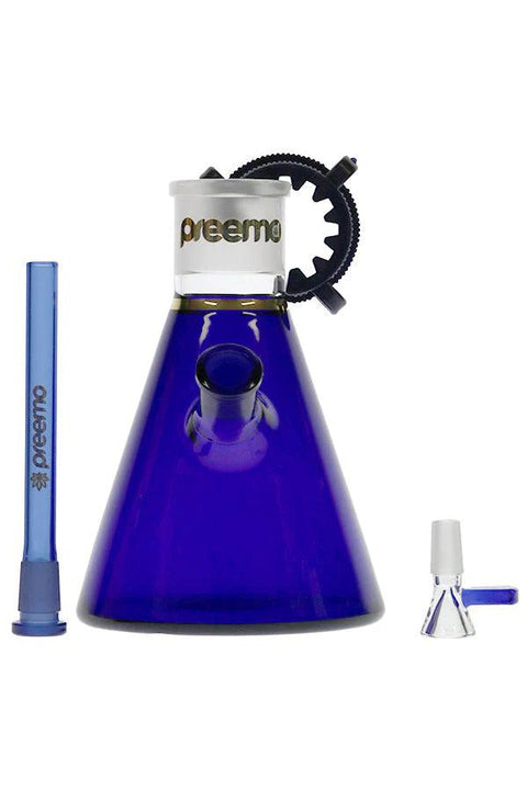 Preemo | 8" Solid Colour Beaker Base - Peace Pipe 420