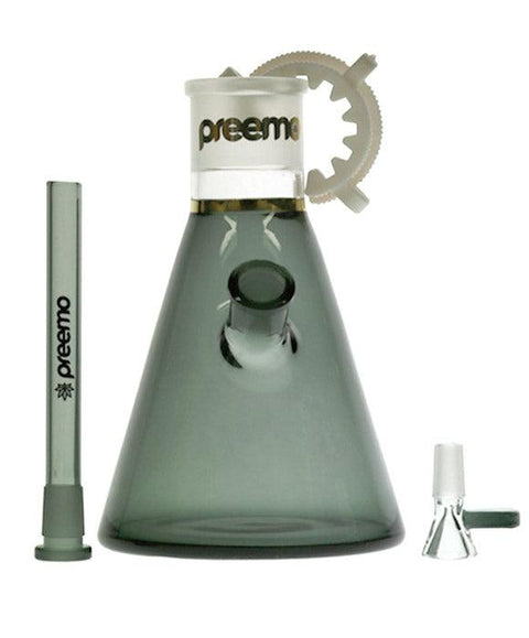 Preemo | 8" Solid Colour Beaker Base - Peace Pipe 420