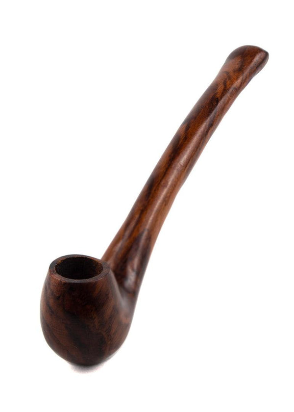 Priya | Mini Wooden Sherlock 5" - Peace Pipe 420