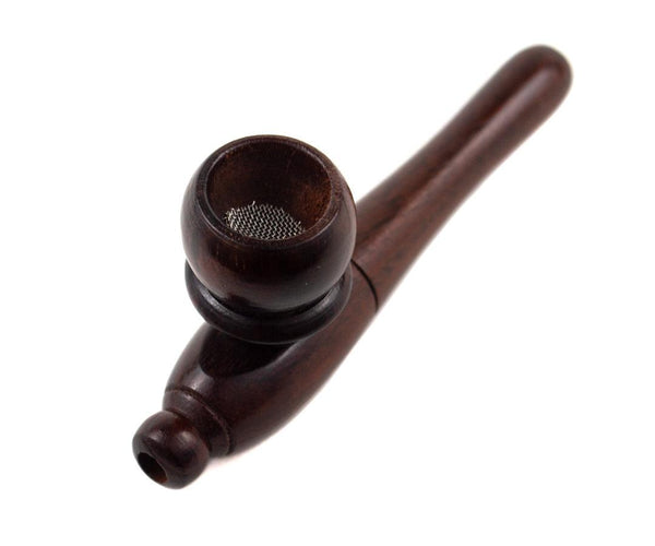 Priya | Tiny Wooden Pipe 3.5" - Peace Pipe 420