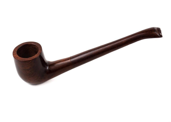 Priya | Wooden Sherlock 6" - Peace Pipe 420