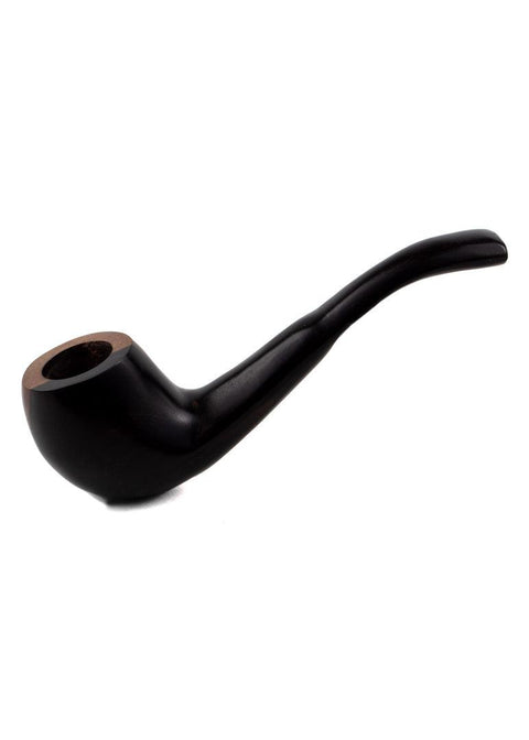 Priya | Wooden Traditional Sherlock 5.5" - Peace Pipe 420