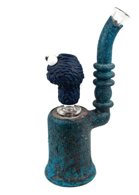 Rob Morris | Cookie Monster Rig, Dish & Dabber Set - Peace Pipe 420