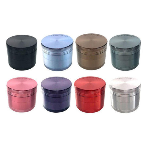 SharpStone | 2.2" 4 Piece Grinders - Peace Pipe 420