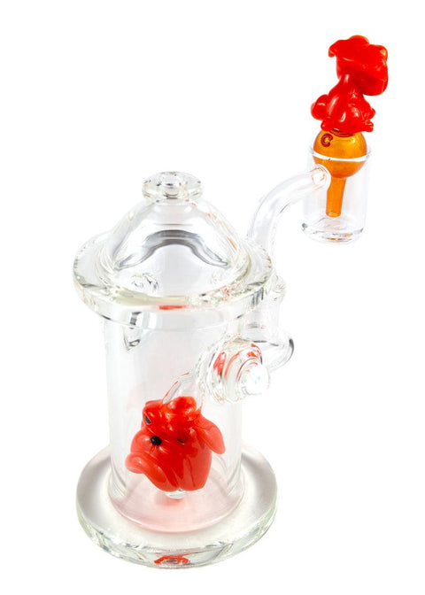 Swanny | Hydrant Rig w/Cap - Peace Pipe 420