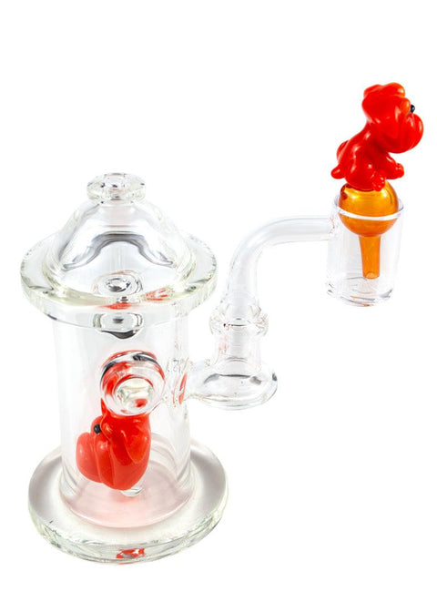 Swanny | Hydrant Rig w/Cap - Peace Pipe 420