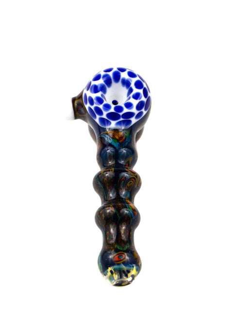 Vince P | Small Worked Bubbler - Peace Pipe 420