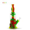 Waxmaid | 4 in 1 Double Perc Waterpipe - Peace Pipe 420