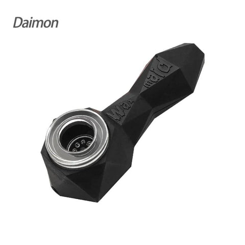 Waxmaid | Diamon Silicone Handpipe - Peace Pipe 420