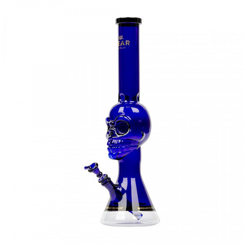 Gear Premium | 18" Tuxedo Skull Beaker - Peace Pipe 420