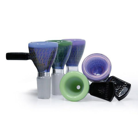 Preemo | 14mm Double Wall Fumed Bowl - Peace Pipe 420