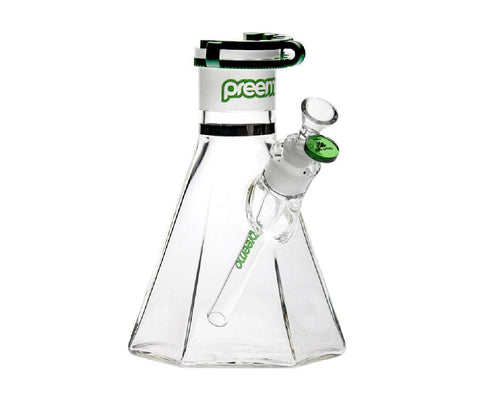 Preemo | 8" Hex Beaker Base - Peace Pipe 420