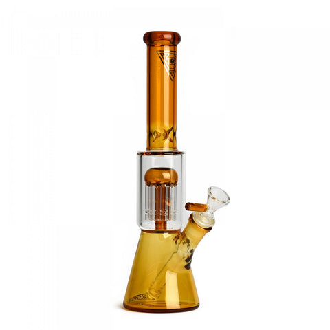 Red Eye Tek | 11" Dual Chamber Beaker Tube - Peace Pipe 420