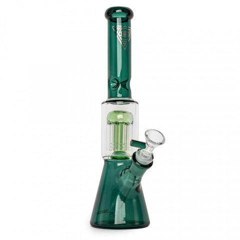 Red Eye Tek | 11" Dual Chamber Beaker Tube - Peace Pipe 420