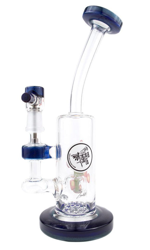 Zombie Hand Studios | Blue Bista Perculator Rig - Peace Pipe 420