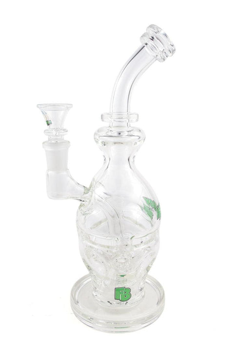 Fat Boy | Clear Egg Rig - Peace Pipe 420