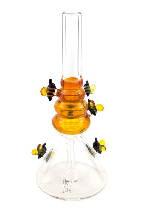 Mike D | Amber Bee Hive Mini Rig - Peace Pipe 420