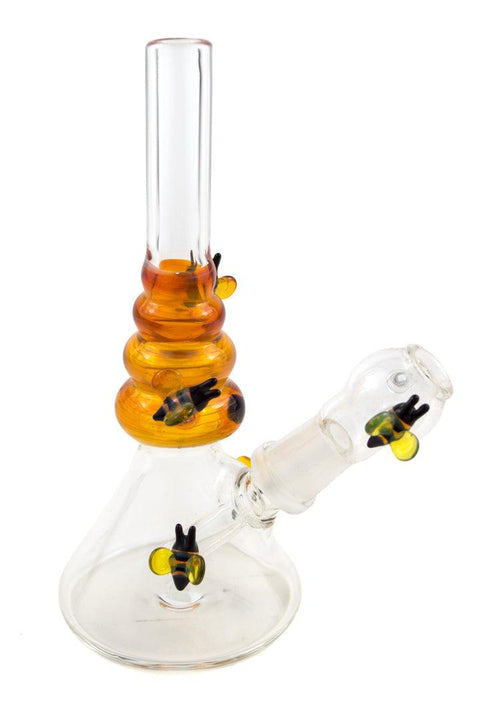 Mike D | Amber Bee Hive Mini Rig - Peace Pipe 420