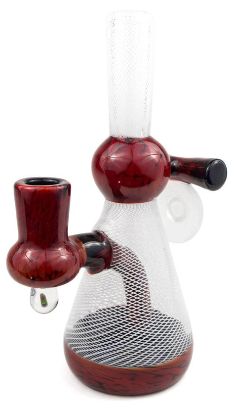 Cameron Reed | Reticello Red Base Rig - Peace Pipe 420