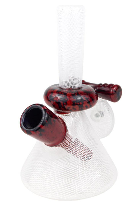 Cameron Reed | Reticello Mini Beaker - Peace Pipe 420