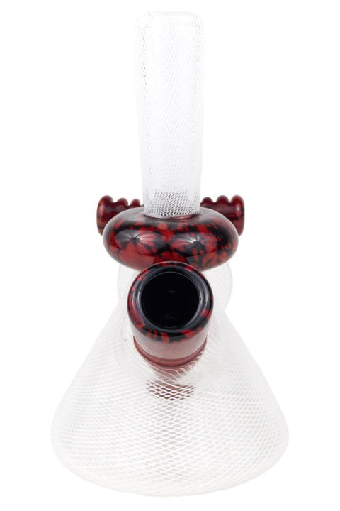 Cameron Reed | Reticello Mini Beaker - Peace Pipe 420