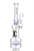 Hard Times | 9" Purple Straight Rig - Peace Pipe 420