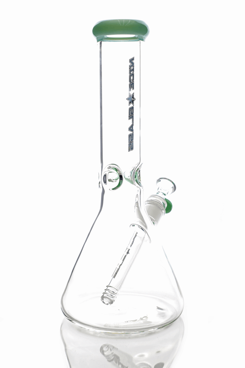 Nice Glass | 13" Beaker - Peace Pipe 420