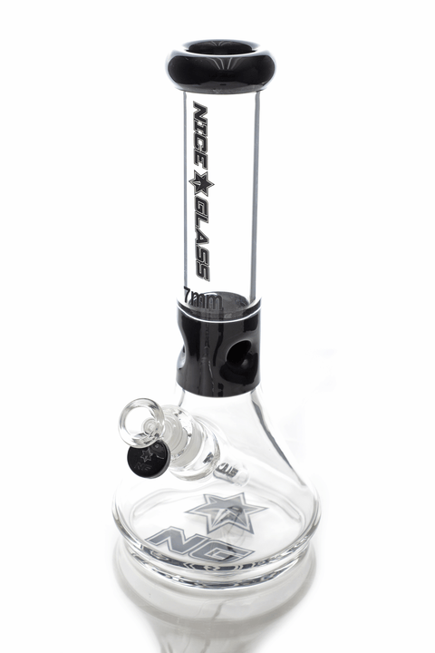 Nice Glass | 13" Midcolour Beaker - Peace Pipe 420