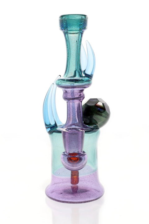 Carsten Carlisle | Purple and Teal Rig - Peace Pipe 420