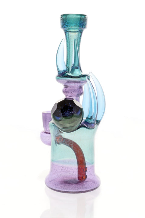 Carsten Carlisle | Purple and Teal Rig - Peace Pipe 420