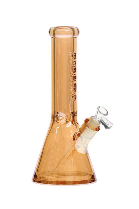Preemo | 12" Metallic Embossed Beaker - Peace Pipe 420