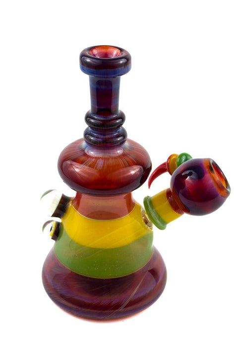 BG | Rasta Mini Tube - Peace Pipe 420